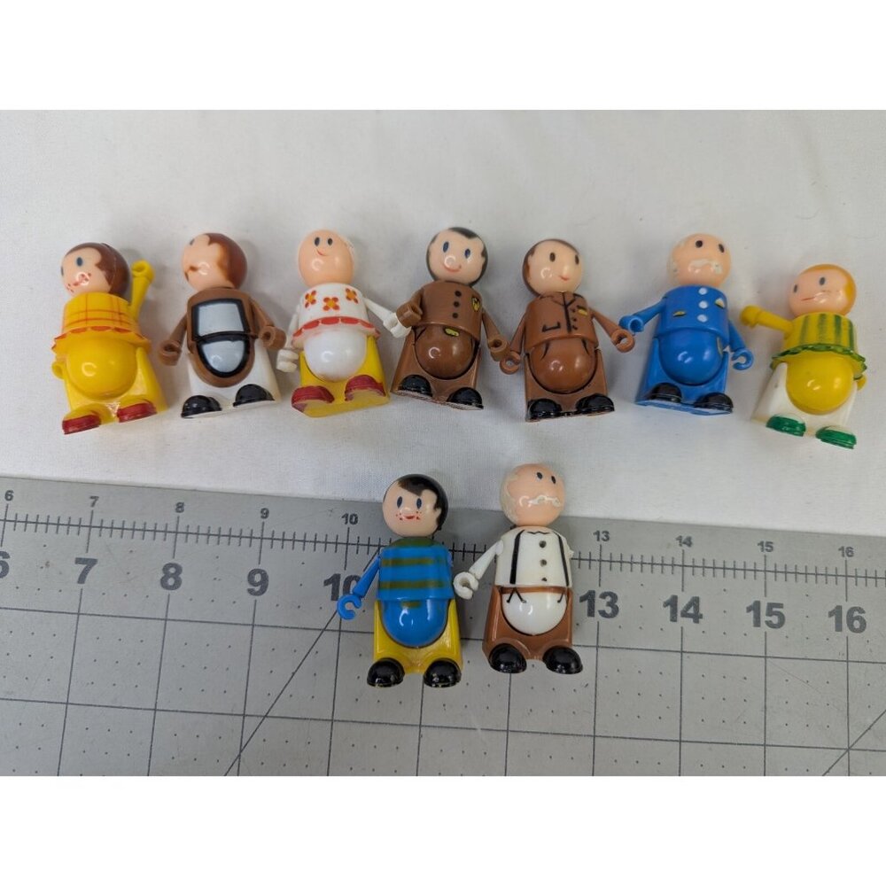 Vintage Tweakie Town Figures Lot J Chein 1969 Tweakies‎